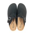 thumbnail image 3 of White Mountain Women's Bari Leather Slip-On  All-Day Comfort Clog (Black Suede, 11), 3 of 7