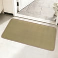 thumbnail image 1 of Uxcell 1-Pack Alfombra para la puerta principal, 30x18 pulgadas, poliéster, entrada interior y exterior, respaldo de goma antideslizante [Café negro], 1 of 7