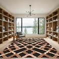 thumbnail image 2 of ODIKA 8'x10' Machine Washable Non-Slip Area Rug, Oriental Black High Traffic Rug, Black, 1184706, 2 of 7