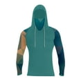 thumbnail image 3 of Drmagiyhm Men's Lightweight Fishing Shirt UPF 50+ with Hood Long Sleeve Hunting Shirts Cooling Spf Graphic Tee Quick-Dry Hoodies with Face Mask XL, 3 of 3