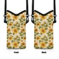 thumbnail image 6 of SEANATIVE Men Women Mini Cell Phone Bag Crossbody Bag Shockproof Universal Smart Phone Case Bag Pouch with Adjustable Strap for Travel, Beach, Walking, 8'' x 4'', Sunflower Pattern, 6 of 7