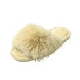 thumbnail image 2 of Willtoo House Slippers For Womens Winter Open Toe Fuzzy Slippers Memory Foam Fluffy Non Slip Indoor Outdoor Sandal, 2 of 4