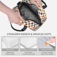 thumbnail image 2 of Easygdp Floral Checkerboard Caja de Almuerzo para Mujeres y Hombres, Bolsa de Almuerzo Insulada, Bolsas Reutilizables Impermeables para Viajes, Trabajo y Picnics, 2 of 6