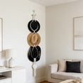 thumbnail image 6 of Hat Hanger Rack, Boho Macrame Woven Organizer, Cotton Tassel Wall Holder, Multi-Layer Rack for Cowboy Fedora Hat Storage, 6 of 6