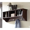 thumbnail image 4 of Alaterre Shaker Cottage Storage Bench/Coat Hook with Storage, Espresso, 4 of 9