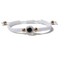 thumbnail image 1 of Brazalete Minnieouse de mujer Bohemia trenzada DIY joyería de mano hecha a mano, color blanco, AP014602-01, 1 of 6