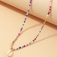 thumbnail image 2 of Colorful Bead Layered Necklace with Seashell Charm Summer Fashion Jewelry for Women Christmas Gifts, 2 of 4