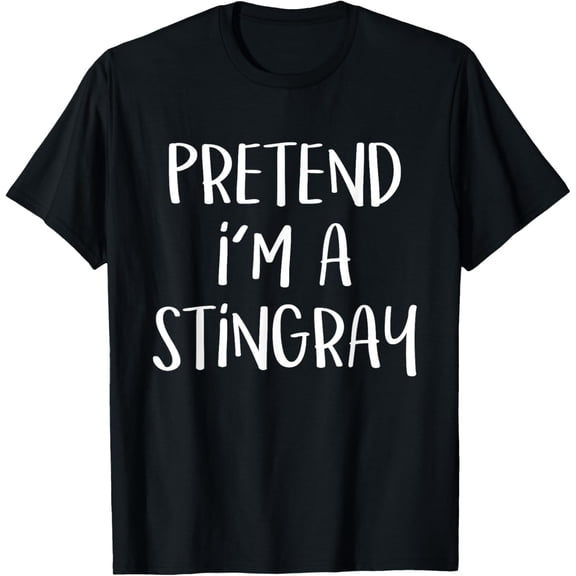 Pretend I'm A Stingray Costume Funny Fish Halloween Party T-Shirt