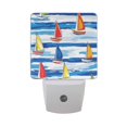 thumbnail image 6 of Yayeee LED Plug in Night Light for The Home with Auto Dusk to Dawn Light Sensors, 2 Pack, Orange Sailboats, 6 of 6
