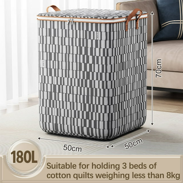 Meitianfacai Clothes Storage Bag Wardrobe Sorting Storage Box Portable Storage Bag Winter Cup Storage Box