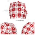 thumbnail image 3 of KLL Plaid Heart Winter Fall Beanie Knit Hats for Men & Women - Warm & Soft Stylish Toboggan Caps for Cold Weather, 3 of 6