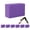 Purple, variant on GOGO 24 Pack Yoga Blocks High Density EVA Foam Non-Slip Surface 4 x 6 x 9 Black