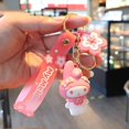 thumbnail image 1 of Llavero Kawaii Sanrio Kuromi Hello Kitty, llavero My Melody, hebilla de llave Cinnamoroll, mochila de Anime, colgante, accesorios de juguete de felpa YAOSANBAO BAO unisex, 1 of 2
