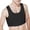 Black, variant on Womens Tank Tops Crew Neck Sleeveless Short Solid Vest Fashion Chest Compression Blouse Beach Vacation Travel Concert Outfits
