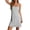 Grey, variant on Nightgown with Built in Bra Racerback Sleeveless Night Shirt Spaghetti Strap Loose Fit Breathable Sleepwear Lightweight Sleepdress Z08 Light Blue XXL