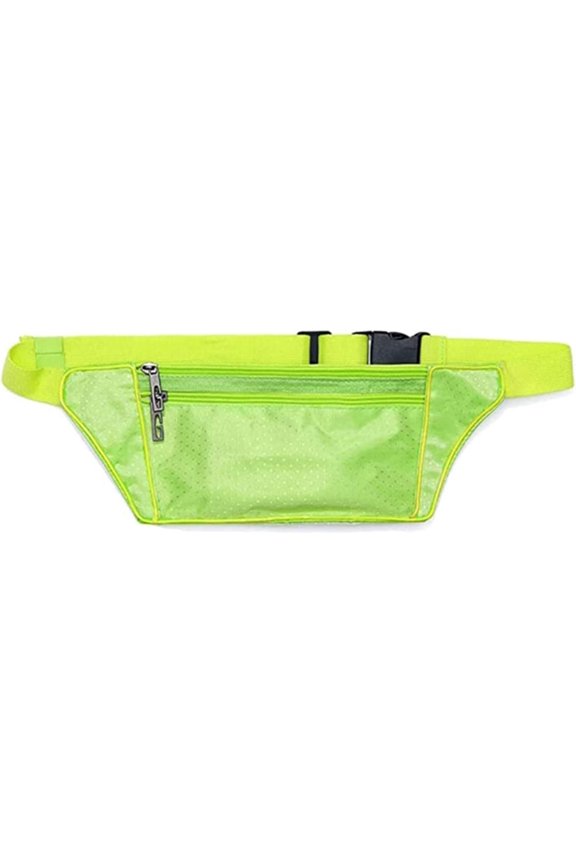Waist Bag, LED Running Waist Bag Shiny Waist Bag Waterproof LED Reflective Running Belt for Ladies Travel Party Sports Running Hiking
