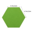 thumbnail image 2 of Minkissy 24Pcs Felt Bulletin Board Panels Army Green Communication Board Home Decor, 2 of 7