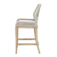 thumbnail image 3 of BenJara Counter Stool with Intricate Rope Woven Back, Gray, 3 of 5