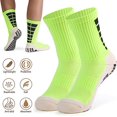 thumbnail image 4 of Calcetines de Fútbol Antideslizantes, 3 Pares de Calcetines Deportivos para Hombre, Pack de Calcetines Deportivos de Tubo Alto para Adultos Fútbol Baloncesto Trekking, 4 of 5