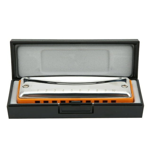 Armónica Bb Key, armónica de blues con 10 agujeros, armónica de blues ultra sensible