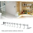 thumbnail image 4 of Wall Hooks WallMounted Stainless Steel Storage Rack Hanging Hook, Pots and Pans Hanging Rack Utensil Rack for Hanging Kitchen Tools, Towel (8 Hooks), 4 of 8