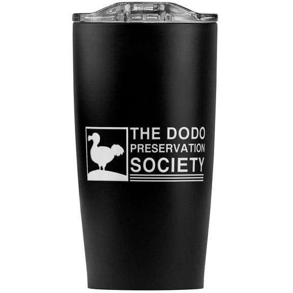 Dodo Bird Preservation Society Stainless Steel 20 oz Travel Tumbler, Vacuum Insulated & Double Wall with Leakproof Sliding Lid | Great for Coffee/Hot Drinks and Cold Beverages