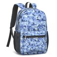thumbnail image 3 of 17 Inch Lightweight Backpack,PVC Waterproof Oxford Fabric, Ergonomically Designed, with Large Capacity, Camouflage Print, 3 of 5