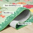thumbnail image 6 of Balacho Cozy Bohemian Style Floral Design Faux Wool Area Rug, 6' x 9', Green, 6 of 7
