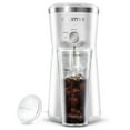 thumbnail image 2 of (2 pack) Gourmia Iced Coffee Maker with 25 fl oz. Reusable Tumbler, White, 2 of 12