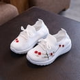 thumbnail image 5 of Aihuaihua 2026 Girls Casual Sneakers Breathable Mesh Embroidered Athletic Walking Shoes For Toddler Kids White, 5 of 8