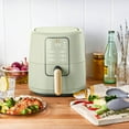 Beautiful 3 Qt Air Fryer with TurboCrisp Technology, Sage Green by Drew ...