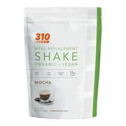 310 Nutrition Vegan Organic Mocha Meal Replacement Shake - 28 Servings