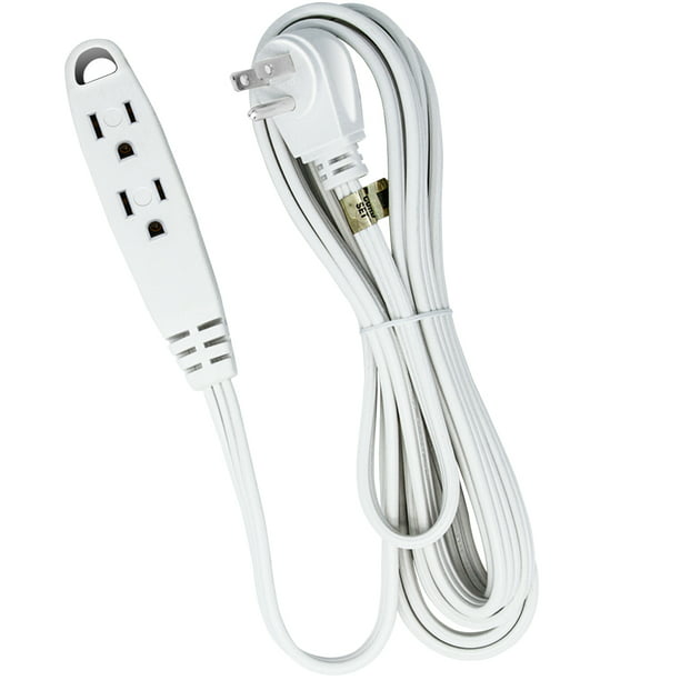 12-Feet 3 Outlet Extension Cord, Kasonic UL Listed, 16 /3 3-Wire ...