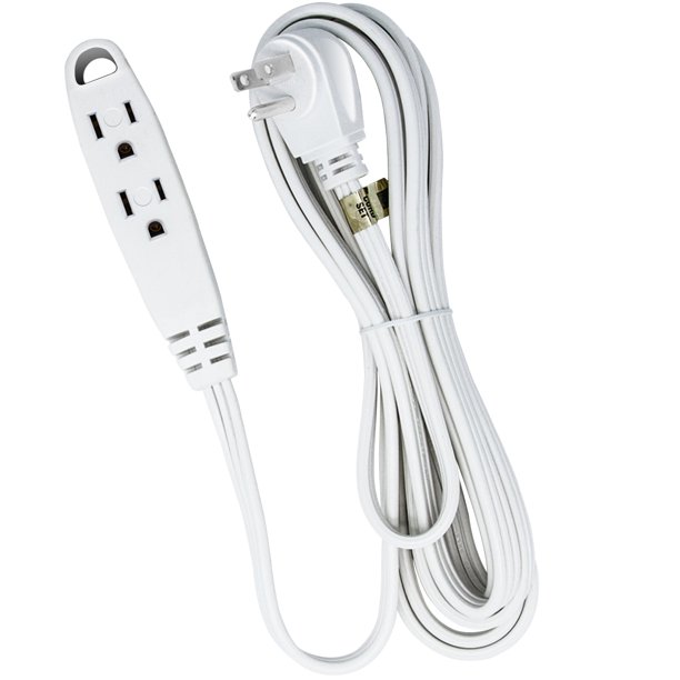12Feet 3 Outlet Extension Cord, Kasonic UL Listed, 16 /3 3Wire