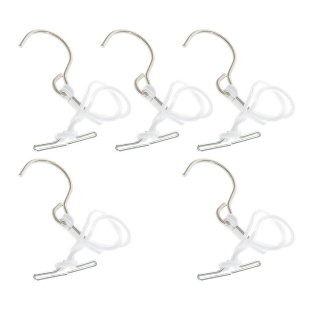 simhoa 6 Pieces Pattern Hook with Cord Nylon Rust Resistant for Suspending Securing