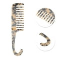 thumbnail image 2 of Unique Bargains 1 Pc Fashion Durable Wide Tooth Comb White Acetate Sheet, 2 of 5