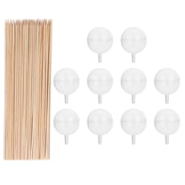 Mobutofu 1Set Chocolate Ball Holder Assorted Color Acrylic Round Design for Wedding Decor