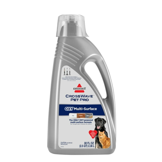 Solución limpiadora Bissell CrossWave PET PRO OXY 2.4L 4019G