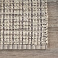 thumbnail image 3 of 5â€™ x 8â€™ Brown and Beige Toned Jute Area Rug, 3 of 5