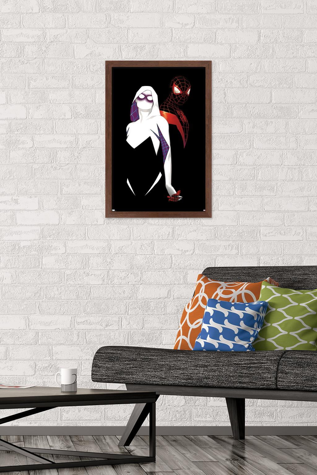 Marvel Comics - Ghost Spider - Spider-Man #12 Wall Poster, 14.725" x 22.375", Framed