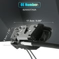 thumbnail image 4 of Actuador de bloqueo de puerta eléctrica del lado del pasajero trasero para Nissan Altima 2013-2018 No.825003TA0A Negro, 4 of 7