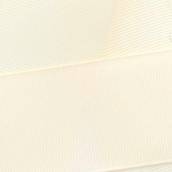 7/8" Grosgrain Ribbon Solid 810 Ivory 100yd