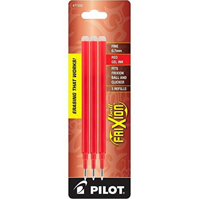 Pilot 31452 FriXion Clicker Red Ink with Red Barrel 0.7mm