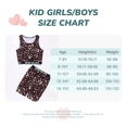 thumbnail image 2 of Kid Girls Summer Shorts Set Leopard Vest Crop Top and Shorts 2Pcs Fitness Sports Clothing From 7-14Y, 2 of 8