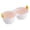 As shown#0, variant on Microwave Egg Poacher 2 Egg Capacity Poached Egg Maker Egg Cooker for Eggs Benedict Florentine Breakfast Salad Meal Prep Dishwasher Safe Compact Kitchen Gadget for Home Office Quick Cooking