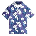 thumbnail image 3 of Chemise Décontractée de Plage pour Enfants Confortable Tendance Commerce Extérieur Col Boutonné Manches Courtes, 3 of 3
