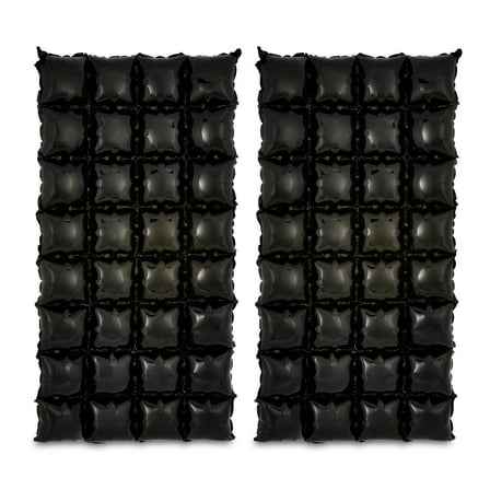 Black Foil Air-Filled Balloon Backdrops, 27" x 55", 2 Count, by Way To Celebrate