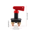 thumbnail image 4 of Riwesomey Interruptor de corte, llaves, aislador de energía, desconexión de automática profesional, interruptores rotativos Accesorios para motos, 4 of 6