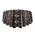 thumbnail image 5 of Round Waterproof Tablecloth 60×60 Inch, Boho Style Reusable Indoor/Outdoor Durable Table Cover for Party Kitchen Dinner Room Decor, 5 of 6