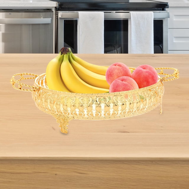 Bandeja multifunción de aleación de zinc, organizador de joyas y cosméticos , bandeja para baratijas, plato para servir dulces, plato de fruta, Macarena bandejas para servir